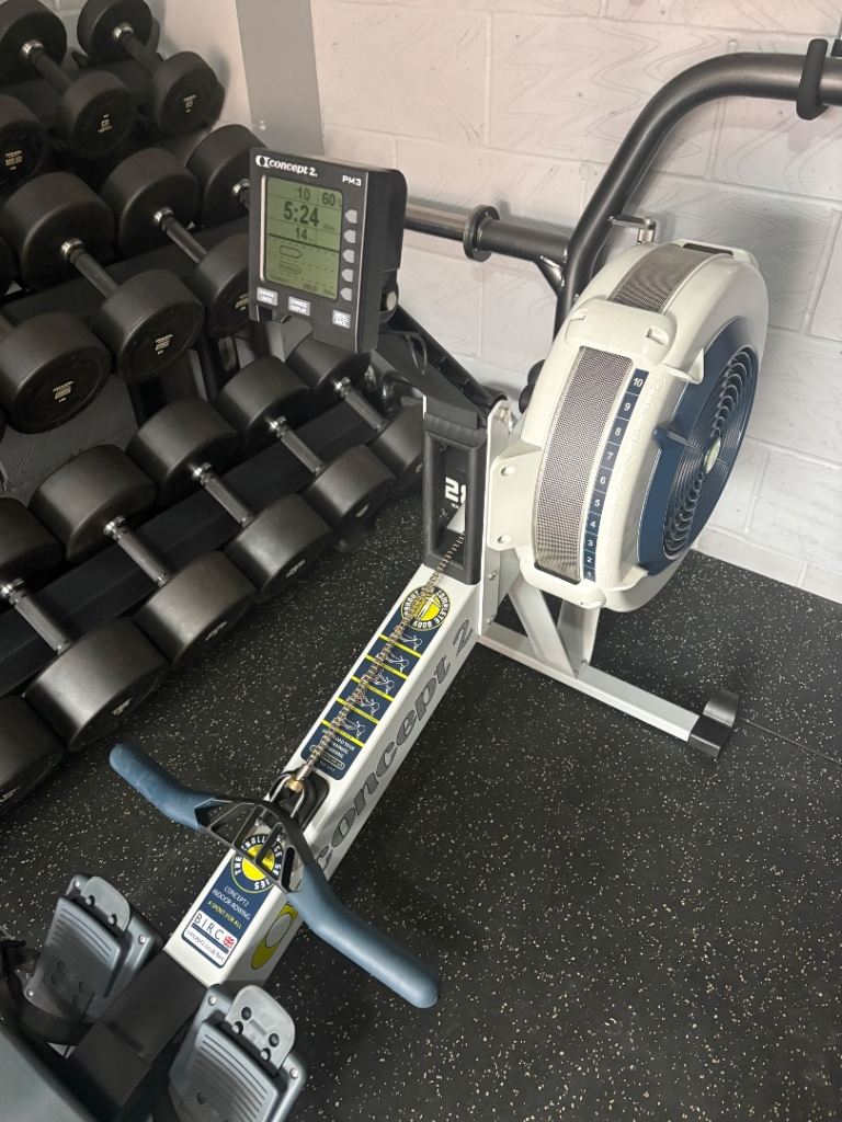 Concept 2 model D rowing machine with pm3 monitor (341k lifetime metres ...