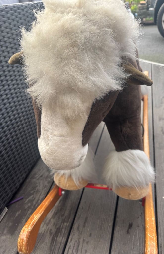 Merrythought Toys rocking horse 