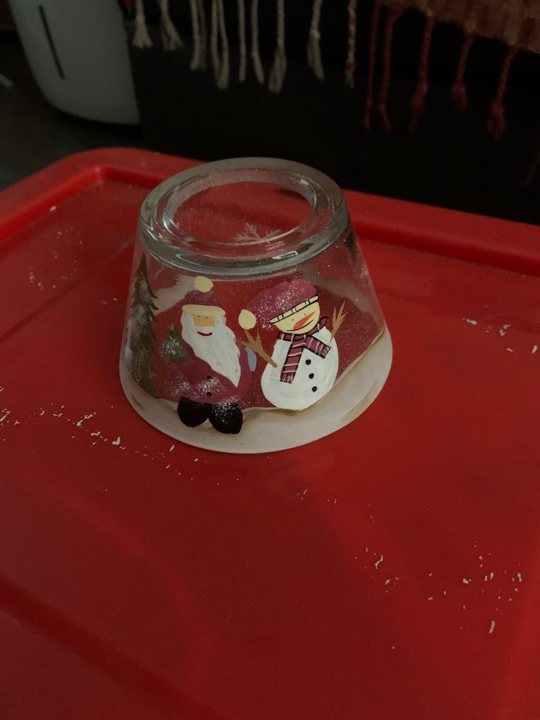 Christmas Candle Jar shade