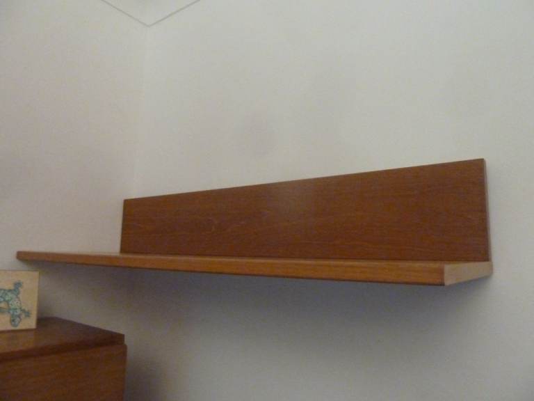 Beaver & Tapley 33 teak floating shelf, 84 cm long