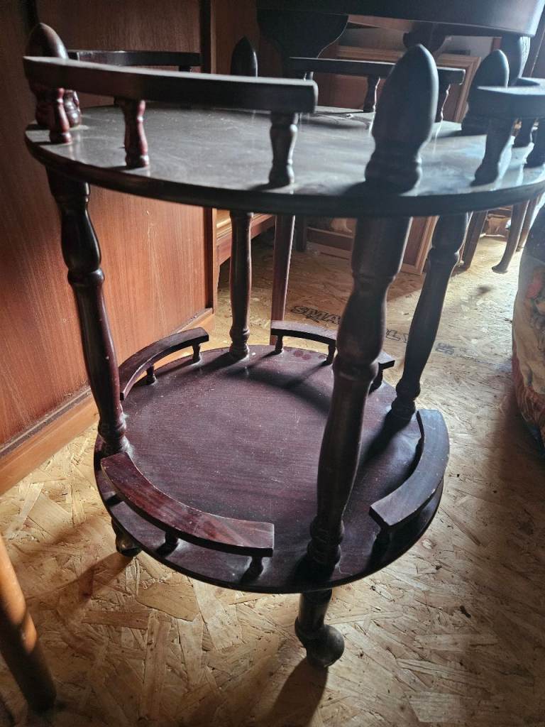 Various tables and furniture 