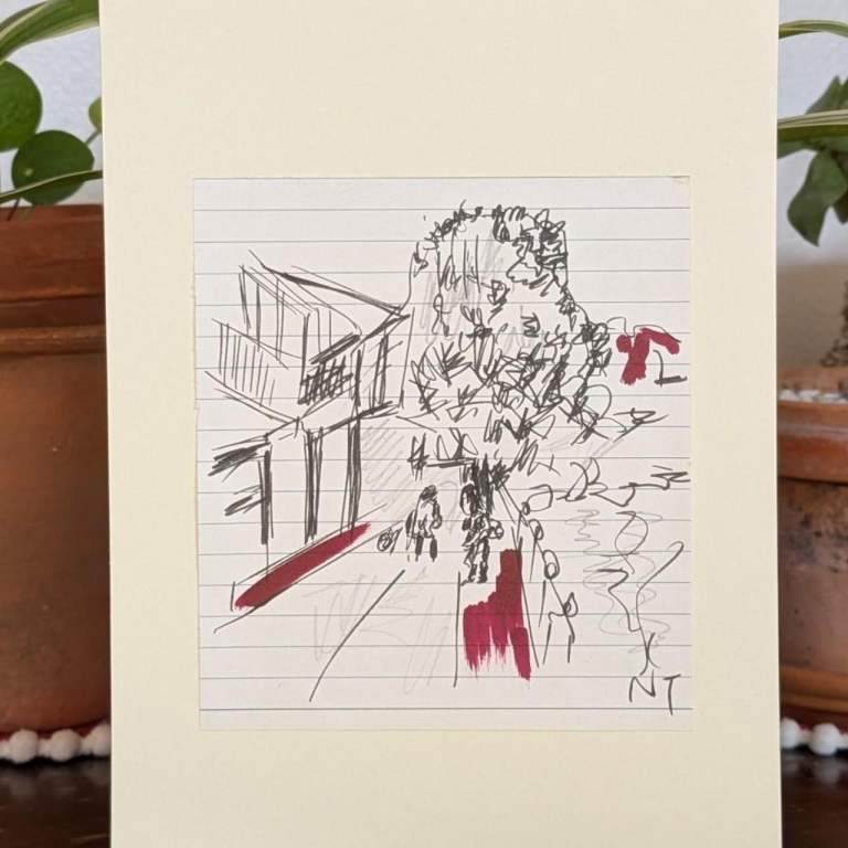 Original Hand-Drawn Art 'On The Island'