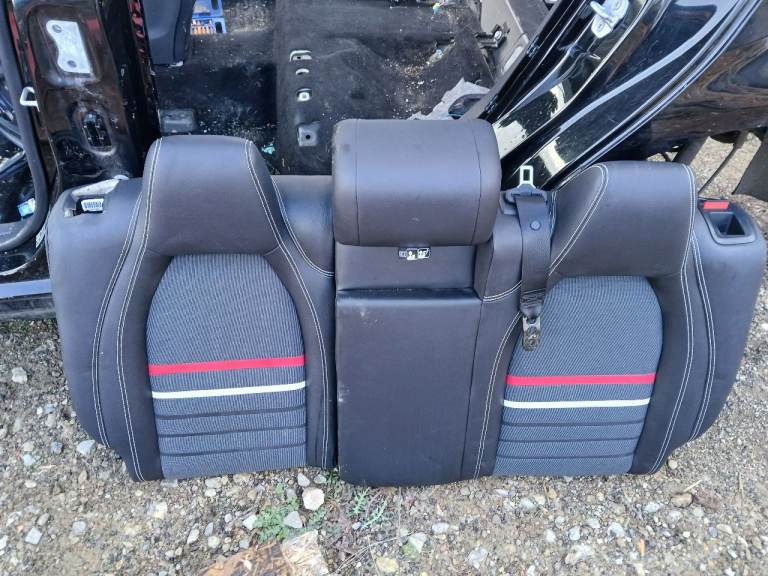 Merc half leather seats