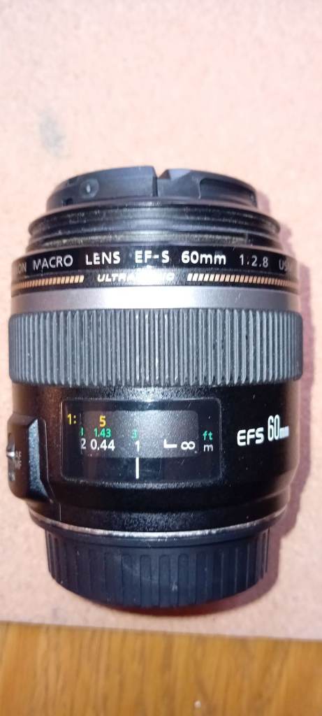 Canon EF-S 60mm F/2.8 Macro USM Lens - Black