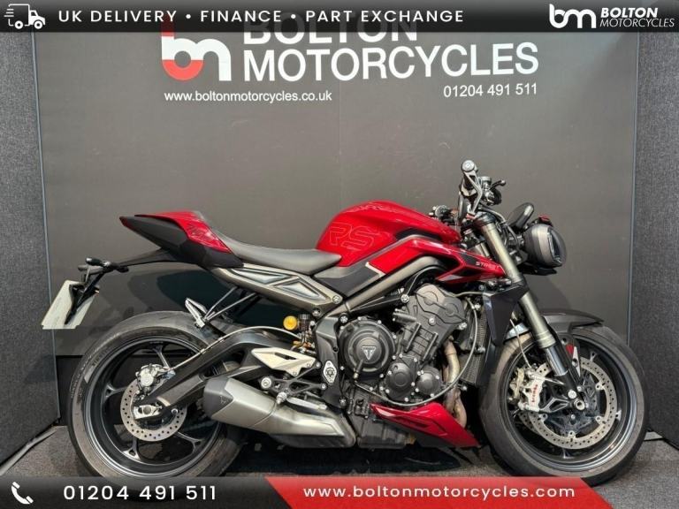 Triumph Street Triple 765 RS Motorcycle Red