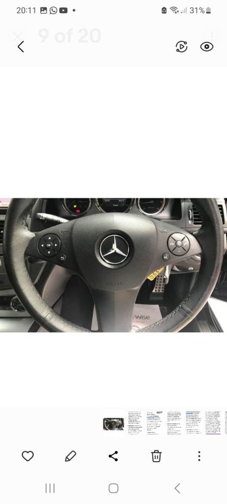 Mercedes-Benz, C CLASS C220 Cdi Sport, Saloon, 2009, Manual, 2143 (cc), 4 doors Euro 4