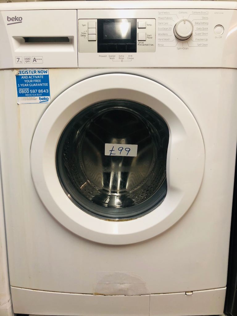 Beko 7kg Washing Machine with 1500 spin Good Condition