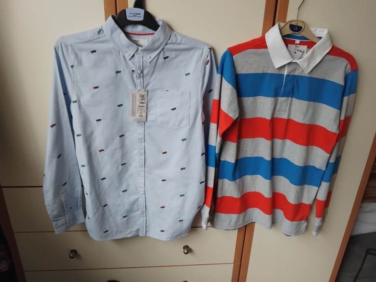 M&S Boys BNWT High Quality Shirts 13/14 Years (£5 FOR BOTH)