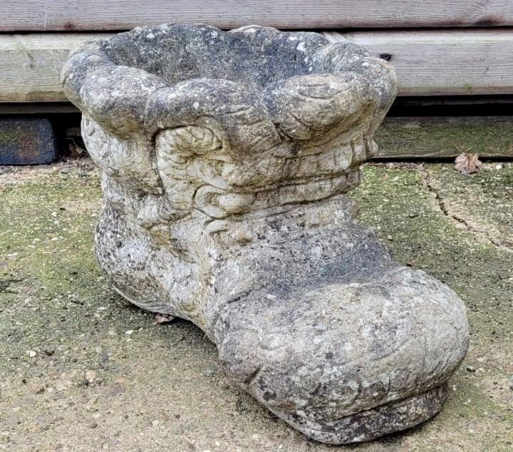 Stone Boot planter