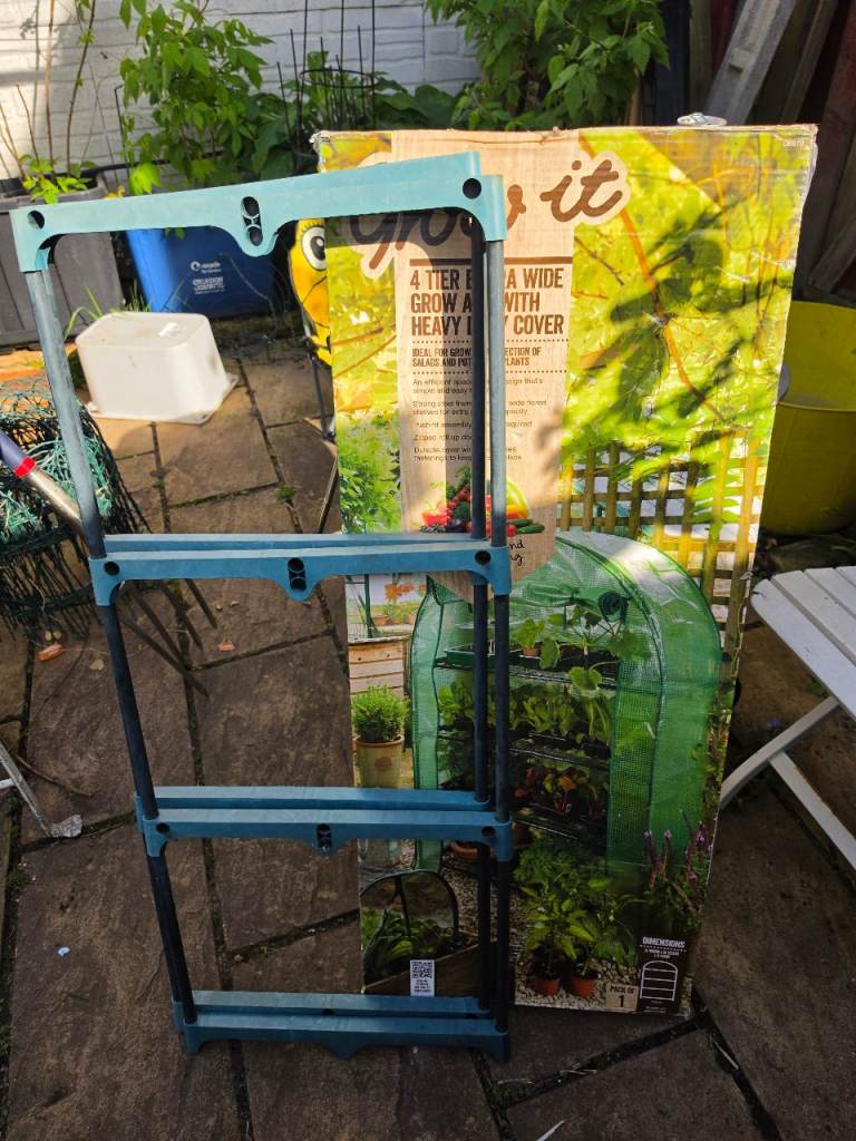 2x GrowIt 4 tier greenhouse