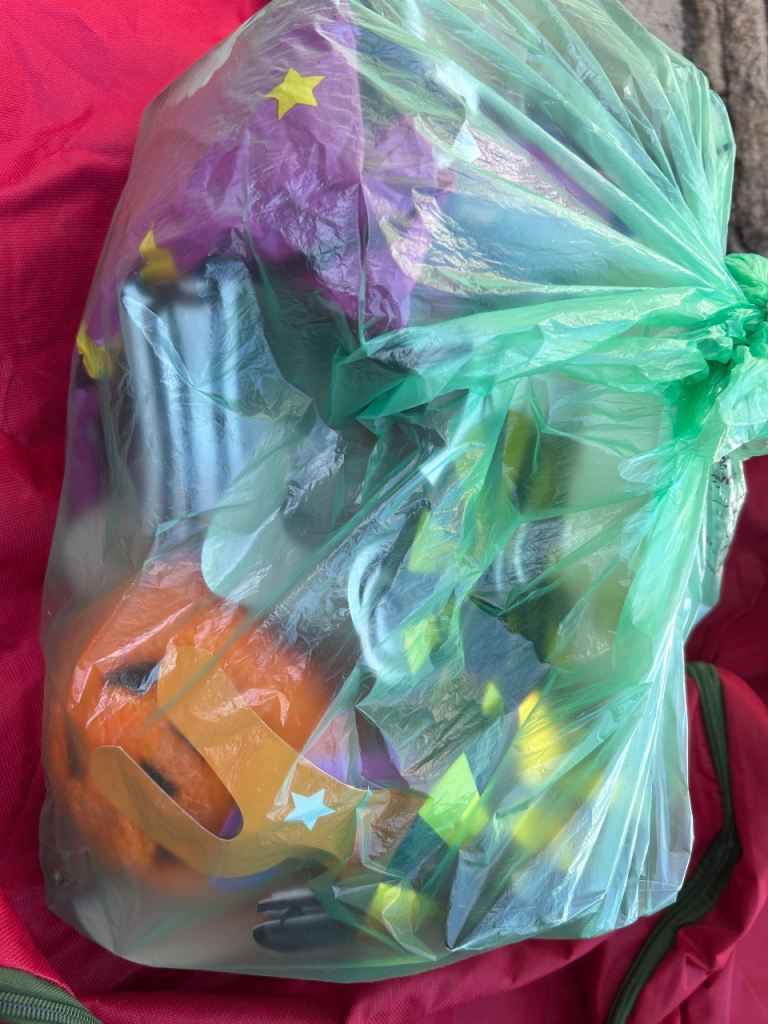 Bag of Halloween stuff  