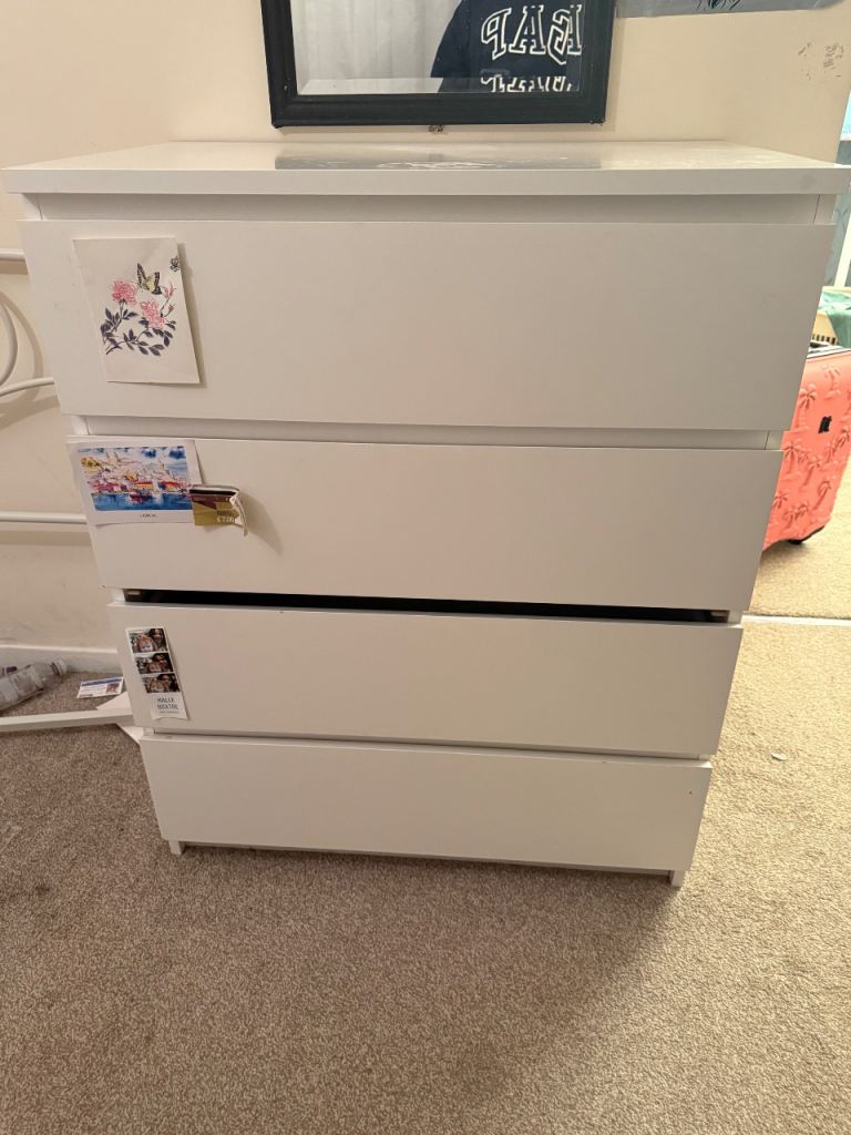 SOLD SOLD IKEA Malm 4 chest of drawers 