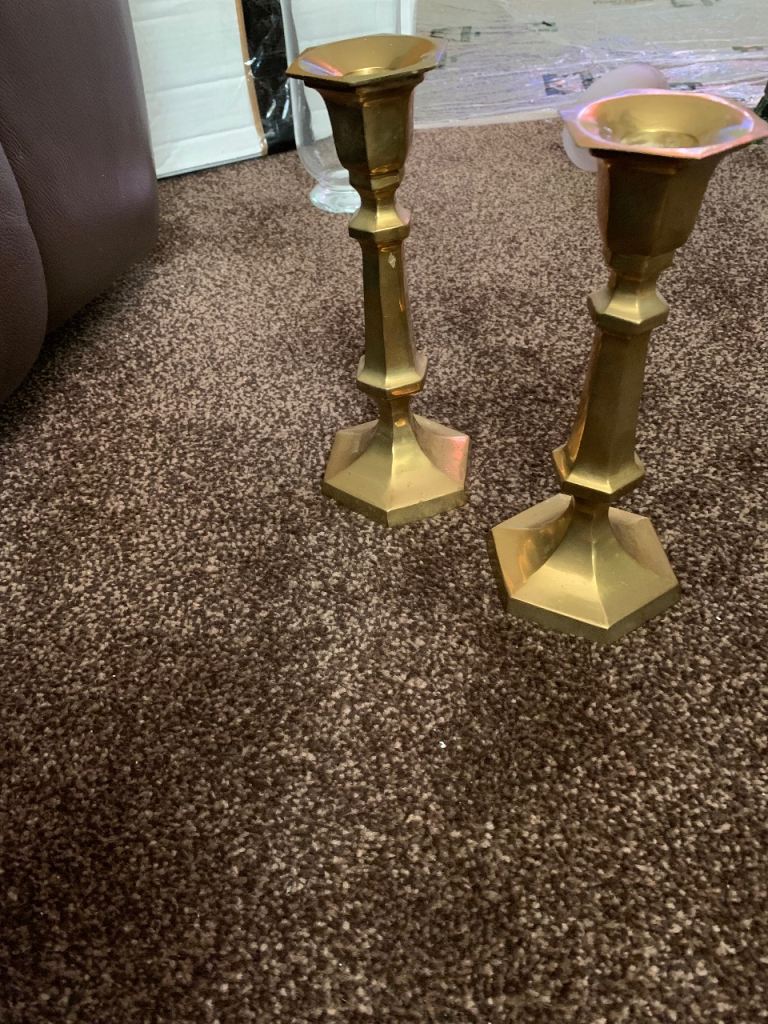 Indian brass candle sticks 