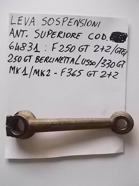 Front upper suspension lever for Ferrari 330 and 365