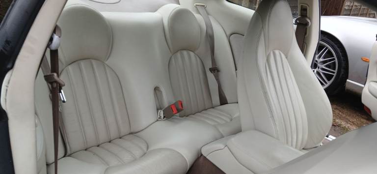 JAGUAR XK8 XKR X100 COUPE REAR SEATS IN IVORY  2002 - 2006