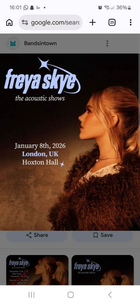 Freya Skye @ 02 Kentish town 5/3/26