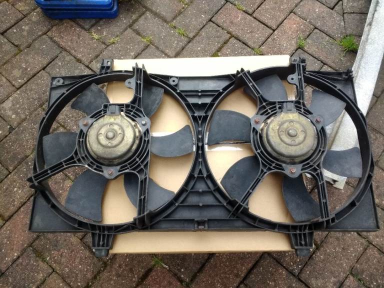 Nissan Primera P12 2.2 dci Used Parts - Twin Radiator Fans Almera N16