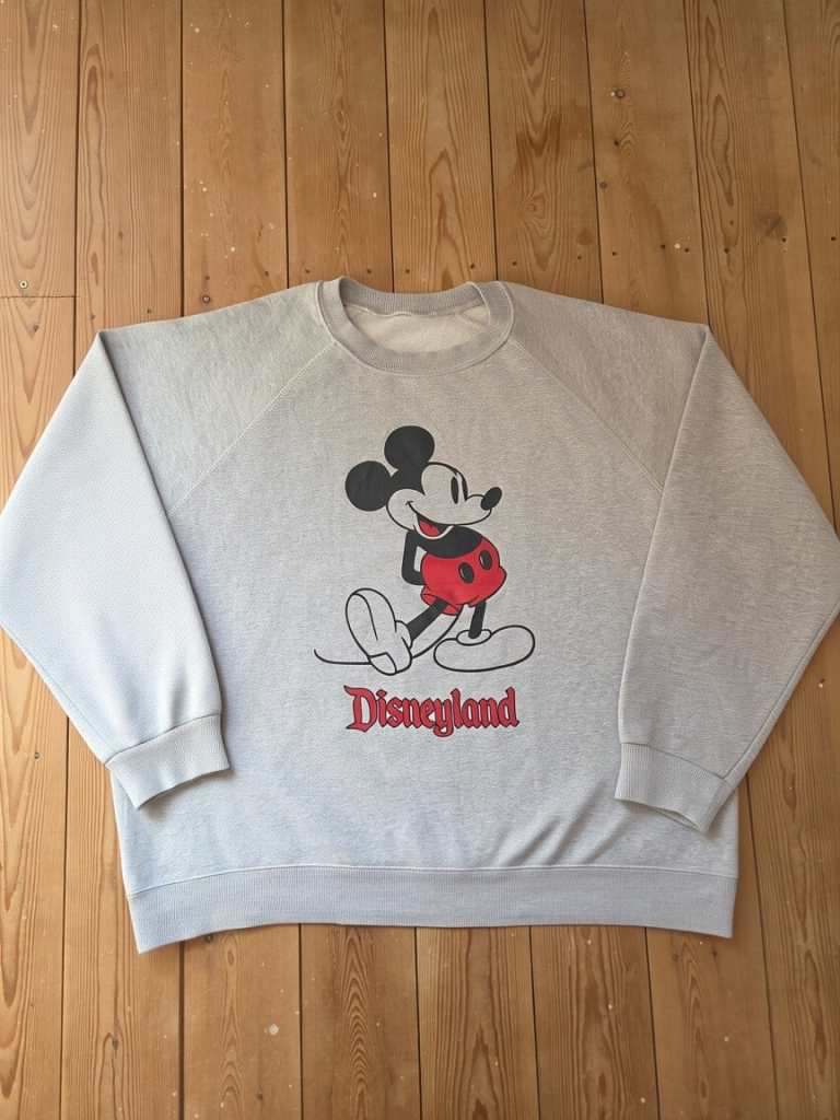 Mickey Mouse Disneyland Grey Raglan Sweatshirt Unbranded 2XL