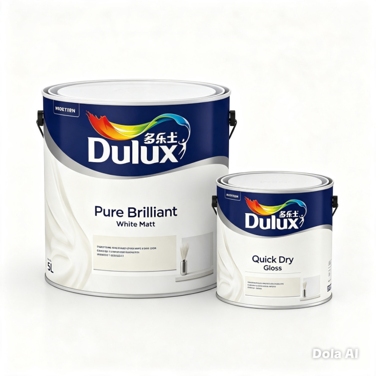 Dulux Pure Brilliant White Matt & Quick Dry Gloss Paint - New