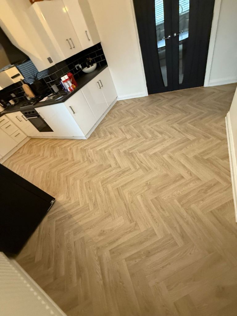 Herringbone Vinyl Flooring
