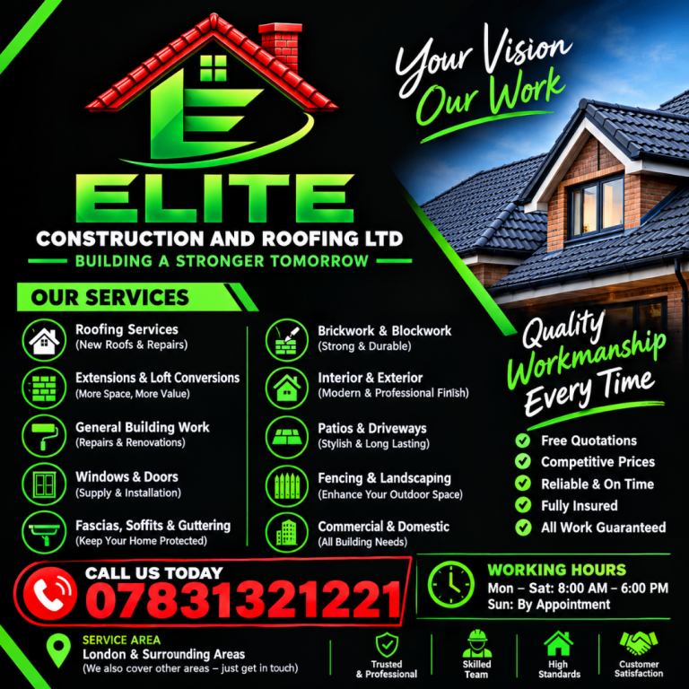 Elite construction and roofing ltd