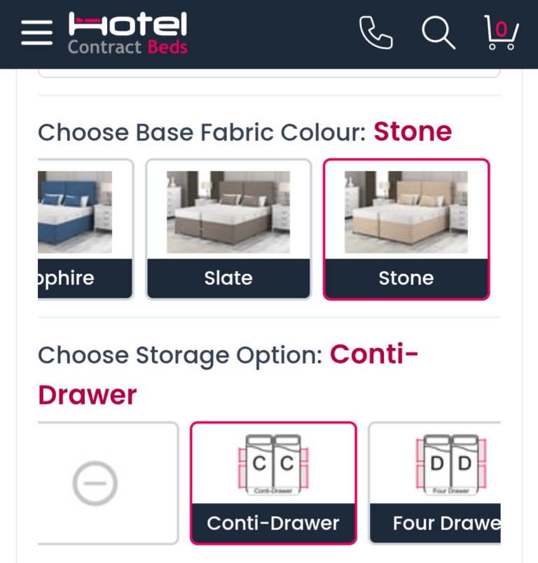 'Zip & Link' bed divan bases (2x 3.5' x 7.0')