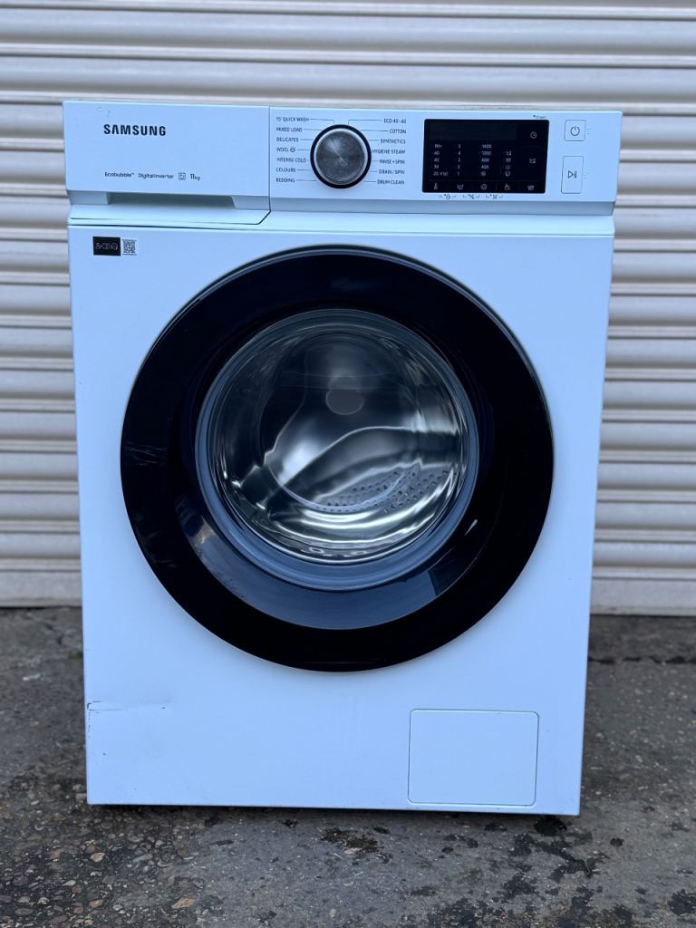 Samsung eco bubble 11kg washing machine 1400rpm 3 months warranty