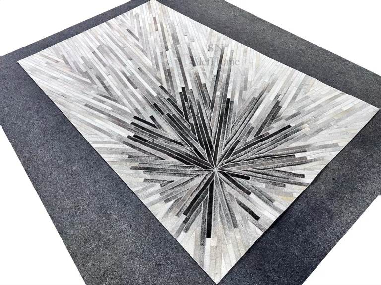 Cowhide large rug and runner (2 pieces)