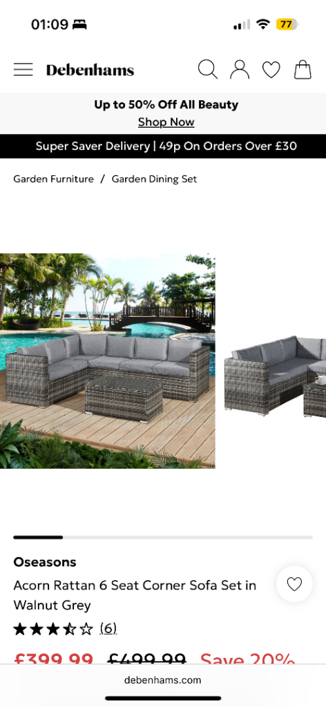 Brand New Rattan garden furniture 