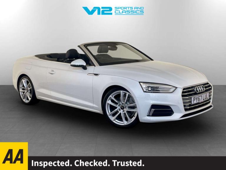 2018 Audi A5 2.0T FSI Sport 2dr CONVERTIBLE PETROL Manual
