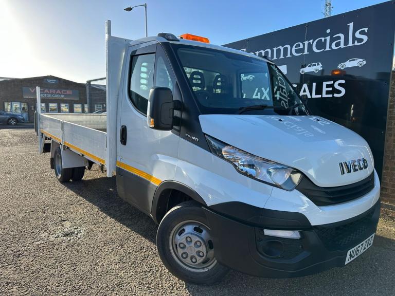 2017 Iveco Daily 35C12 2.3 115 LWB L3 DROPSIDE PICK UP TRUCK TAIL LIFT 64K FSH 1 OWNER TRW   Drop...