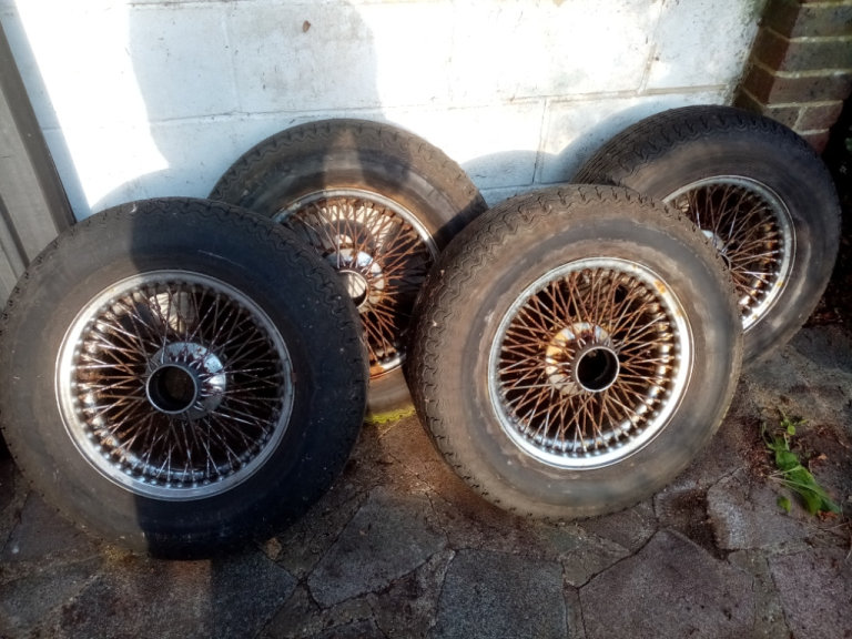 E type/Mk 2 Wire wheels