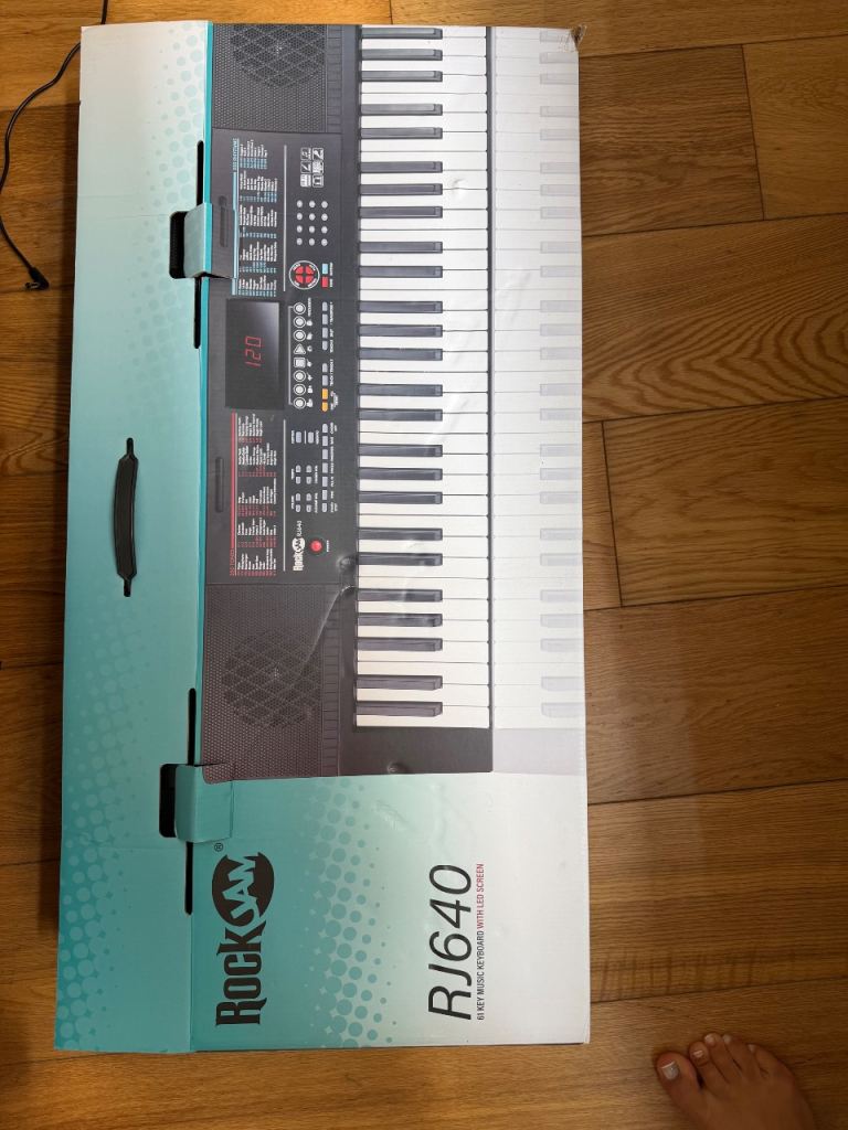 RockJam RJ640 54-Key Electric Keyboard – Piano -  As New with Box