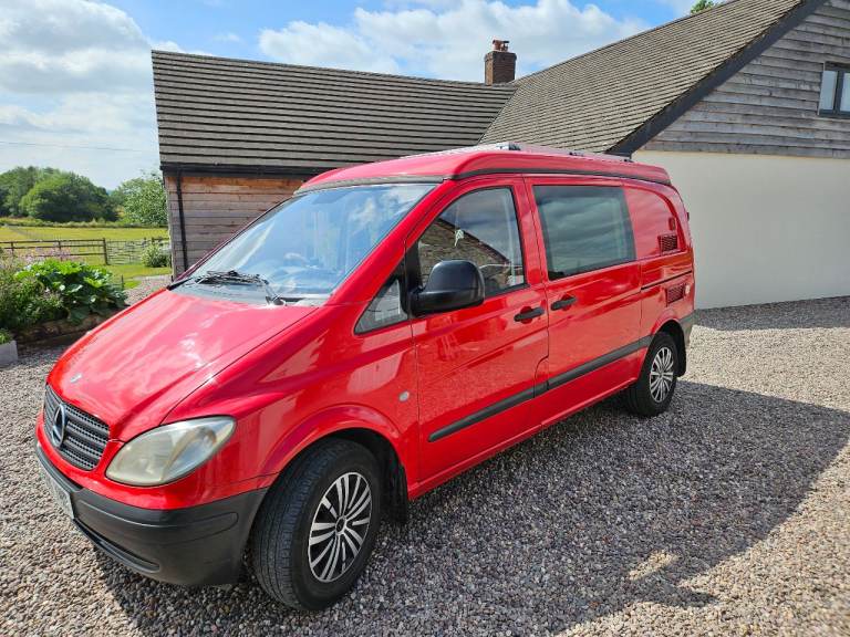 Mercedes Vito 3 berth Pop Top Campervan 2005