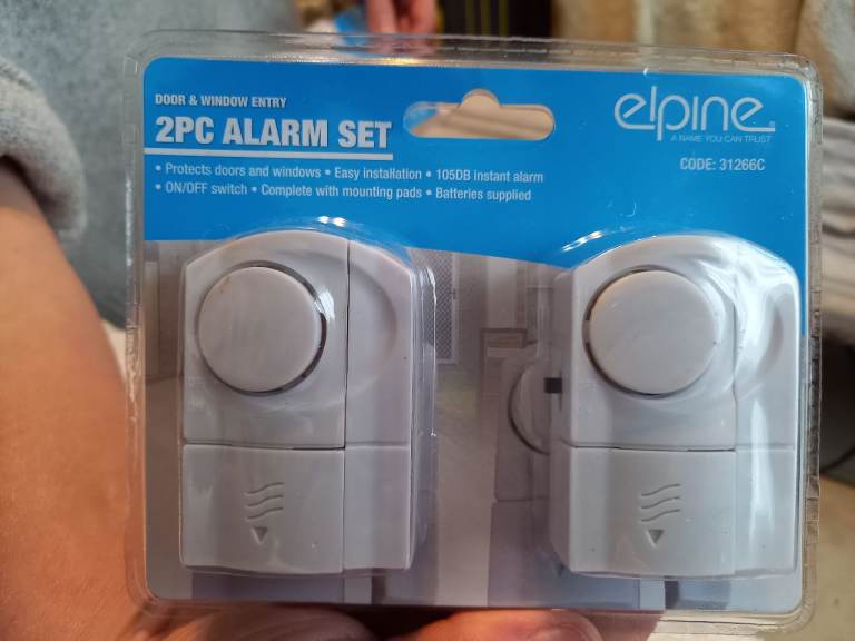 2 window alarms (collection only)