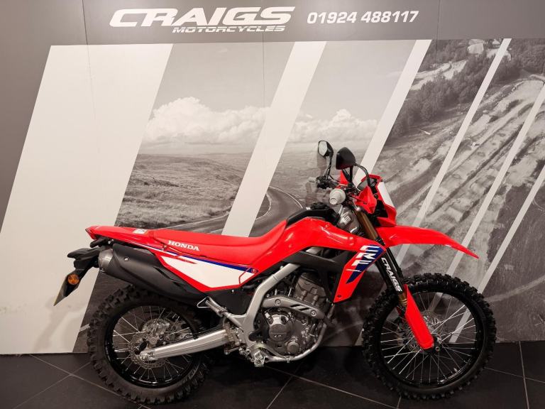 HONDA CRF 300 L 2025 ONLY 21 MILES IN STOCK AT CRAIGS MOTORCYCLES