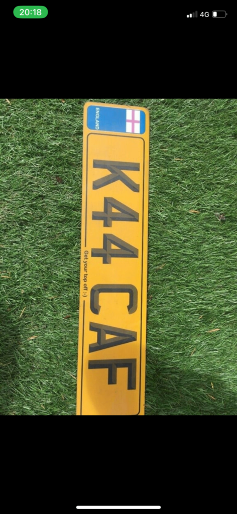 Personal registration - K44 CAF