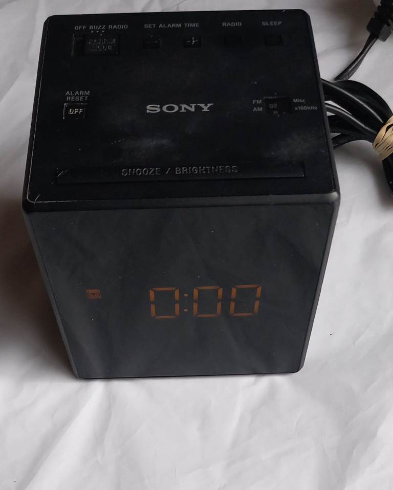 Sony ICF-C1 AM/FM Alarm Clock Radio - Black