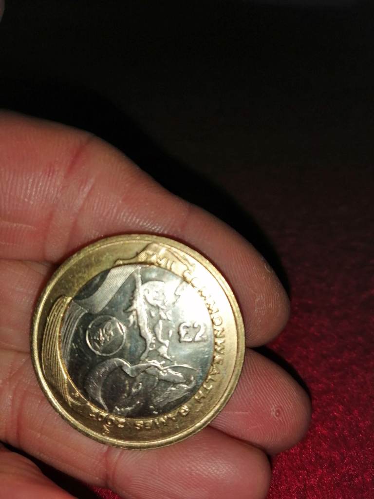 Manchester 2002 Common Wealth Games Rare £2 Coin