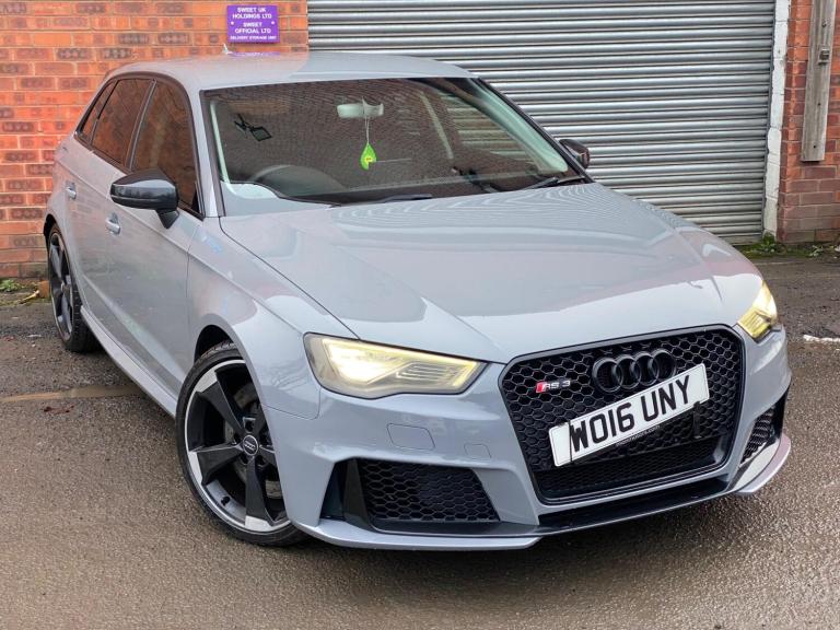 2016 Audi RS3 2.5 TFSI Sportback S Tronic quattro Euro 6 (s/s) 5dr (Nav) HATCHBACK Petrol Automatic