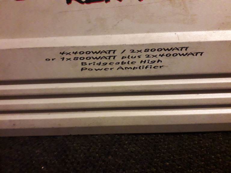 1600w Car Stereo Amplifier