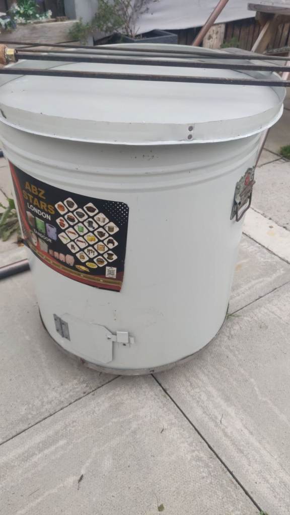 Outdoor Tandoor Oven with Skewers – Good Condition 