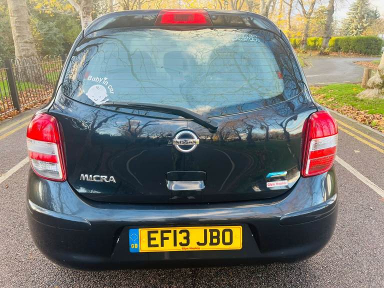 NISSAN MICRA 1.2 YEAR 2013, AUTOMATIC VERY LOW MILEAGE, GOOD CONDITION, HPI CLEAR, LADY OWNER