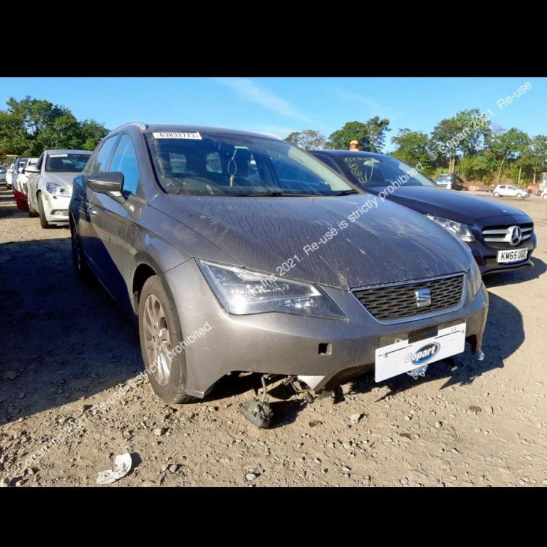 SEAT LEON MK3 IN GREY LS7K  FOR BREAKING / BUMPERS / HEADLIGHTS/