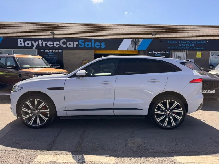 JAGUAR F-PACE 3.0 D300 V6 S White Auto Diesel 2016