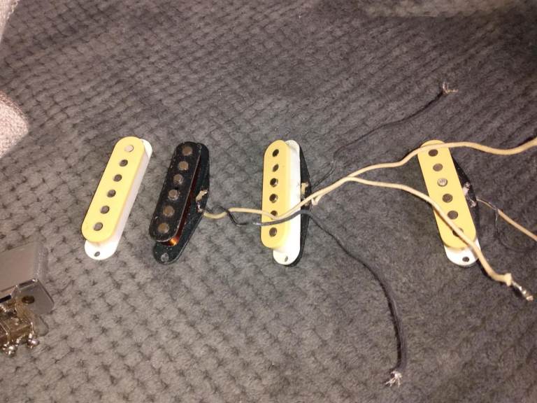 Left Handed Authentic 57 Reissue Fender Stratocaster Pickups