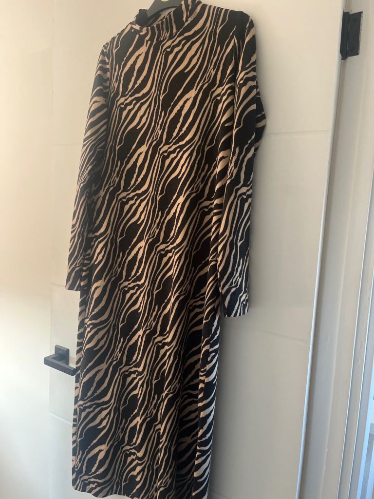Zebra print dress