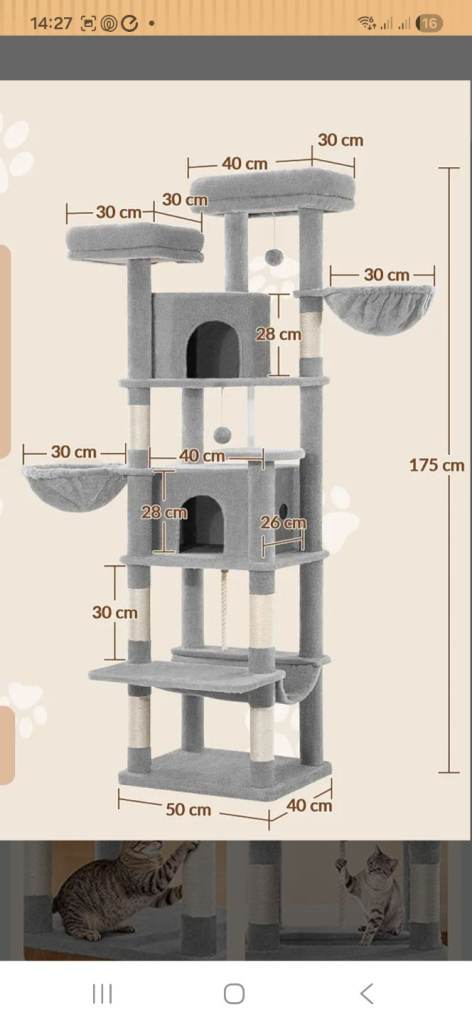 Cat Tree Tower. Brand new in box