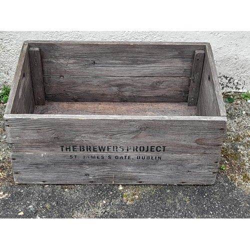 Large vintage wooded box