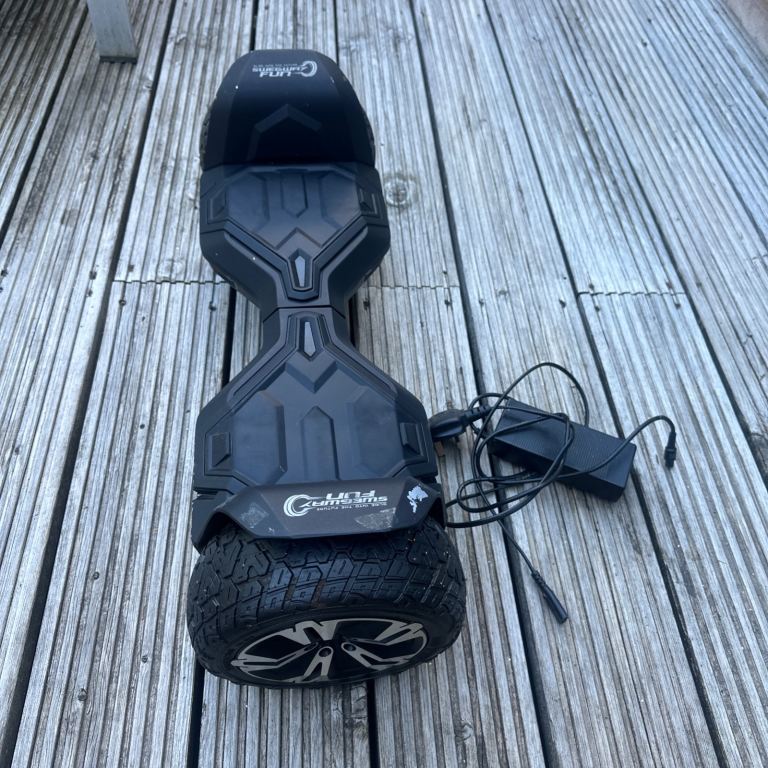 Black Hummer Off-Road Hoverboard with Charger, Good Condition